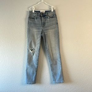 Evereve Ever Straight high rise jeans